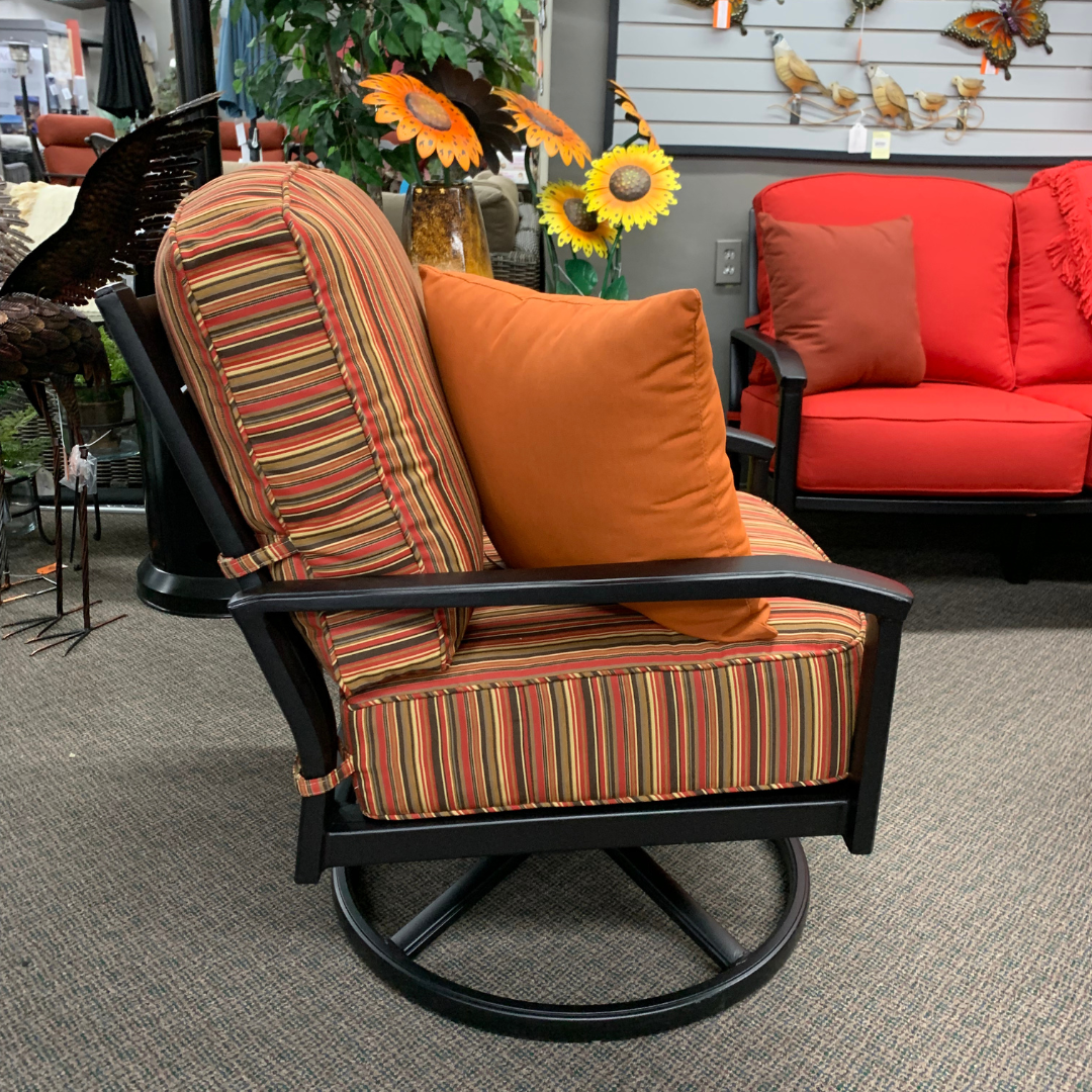 Hanamint Westfield Club Swivel Rocker is available at Jacobs Custom Living in Spokane Valley, WA
