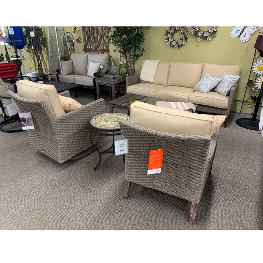 Alfresco Home Cornwall Deep Seating Sofa at Jacobs Custom Living Spokane Valley WA, 99037