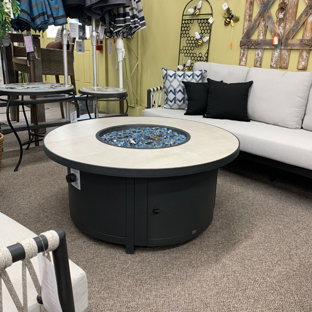 OW Lee 42" Round Occasional Fire Pit | Urban Pulse is available at Jacobs Custom Living in Spokane Valley, WA.