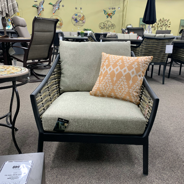 Alfresco Home Milou Wicker Deep Seating Lounge Chair at Jacobs Custom Living Spokane Valley WA, 99037