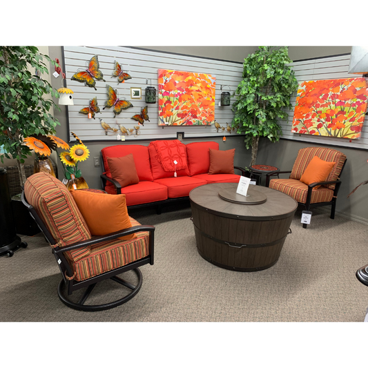 Hanamint Westfield Club Swivel Rocker is available at Jacobs Custom Living in Spokane Valley, WA