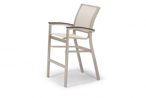 Bazza Bar Height Outdoor Patio Stacking Cafe Chair w/MGP Color Accents - Outdoor Furniture, Indoor Furniture & Upholstery Store Spokane - Jacobs Custom Living