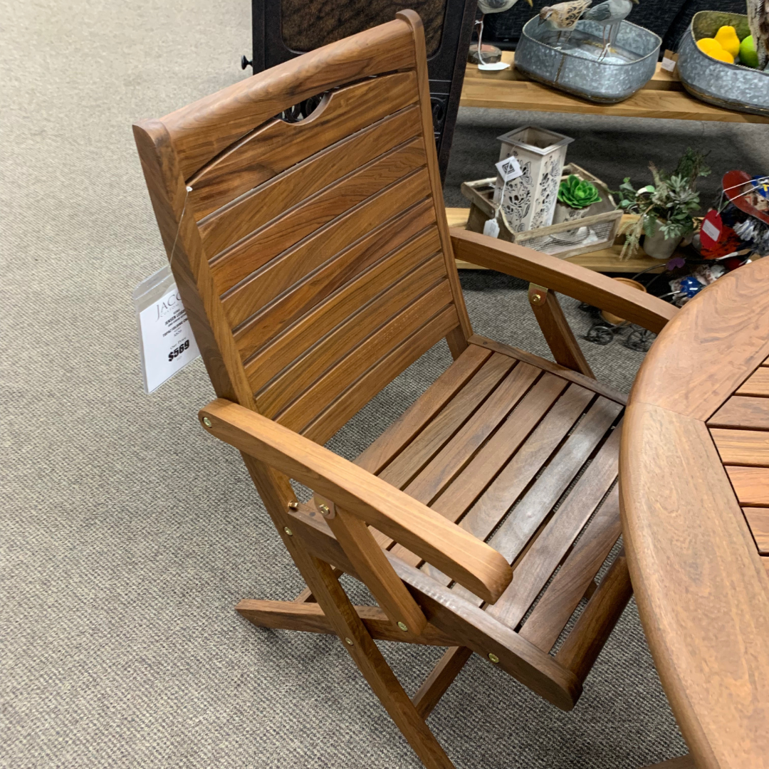 Jensen Leisure Topaz Folding Chair | Jacobs Custom Living