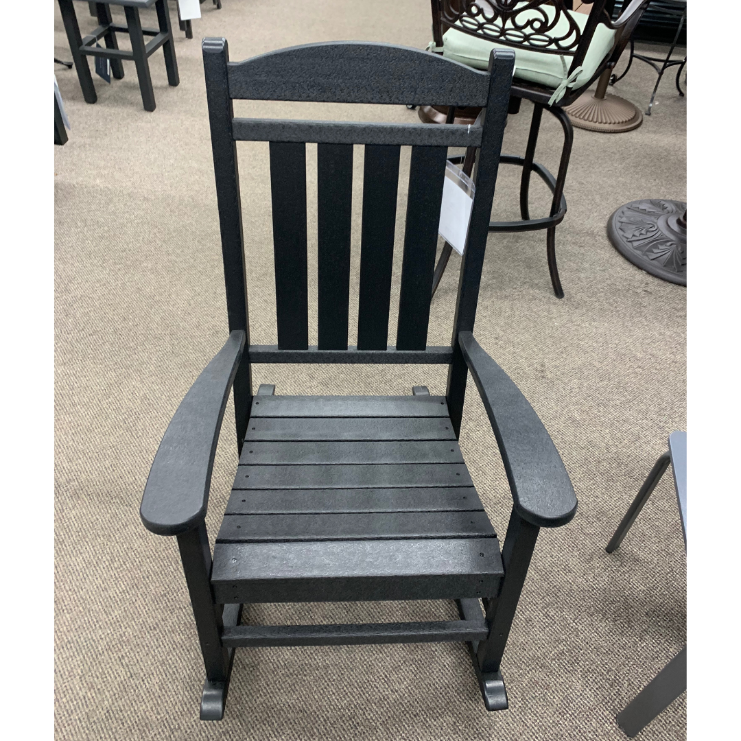 Polywood Presidential Rocker Black | Jacobs Custom Living
