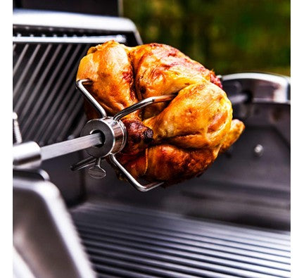 Saber 2-Burner Rotisserie Spit Rod is available in our Jacobs Custom Living Spokane Valley showroom.