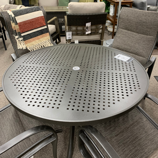 Tropitone Boulevard 48" Dining Table is available at Jacobs Custom Living in Spokane Valley, WA 