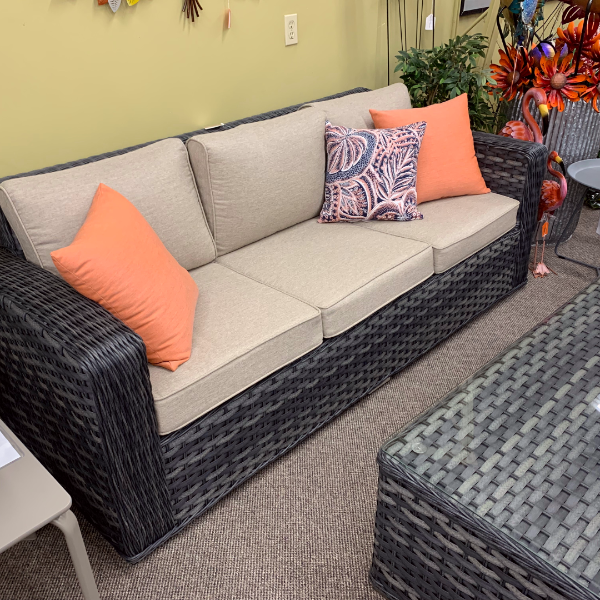 Alfresco Home Luna Wicker Sofa Set at Jacobs Custom Living Spokane Valley WA, 99037