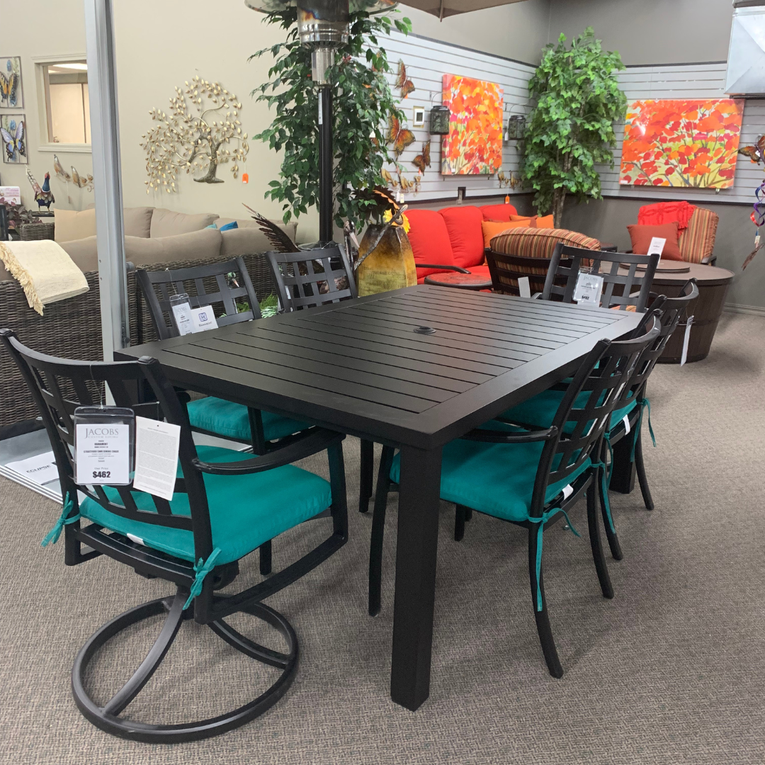 Hanamint Sherwood Dining Table 44" x 68" is available at Jacobs Custom Living Spokane Valley showroom.