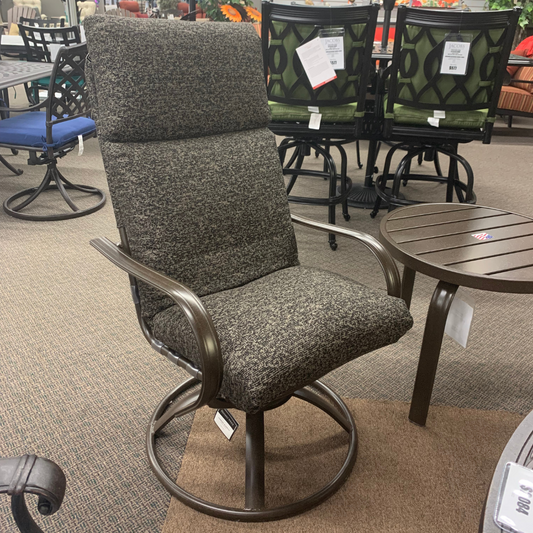 Homecrest Hollyhill Cushion High Back Swivel Rocker is available at Jacobs Custom Living in Spokane Valley, WA
