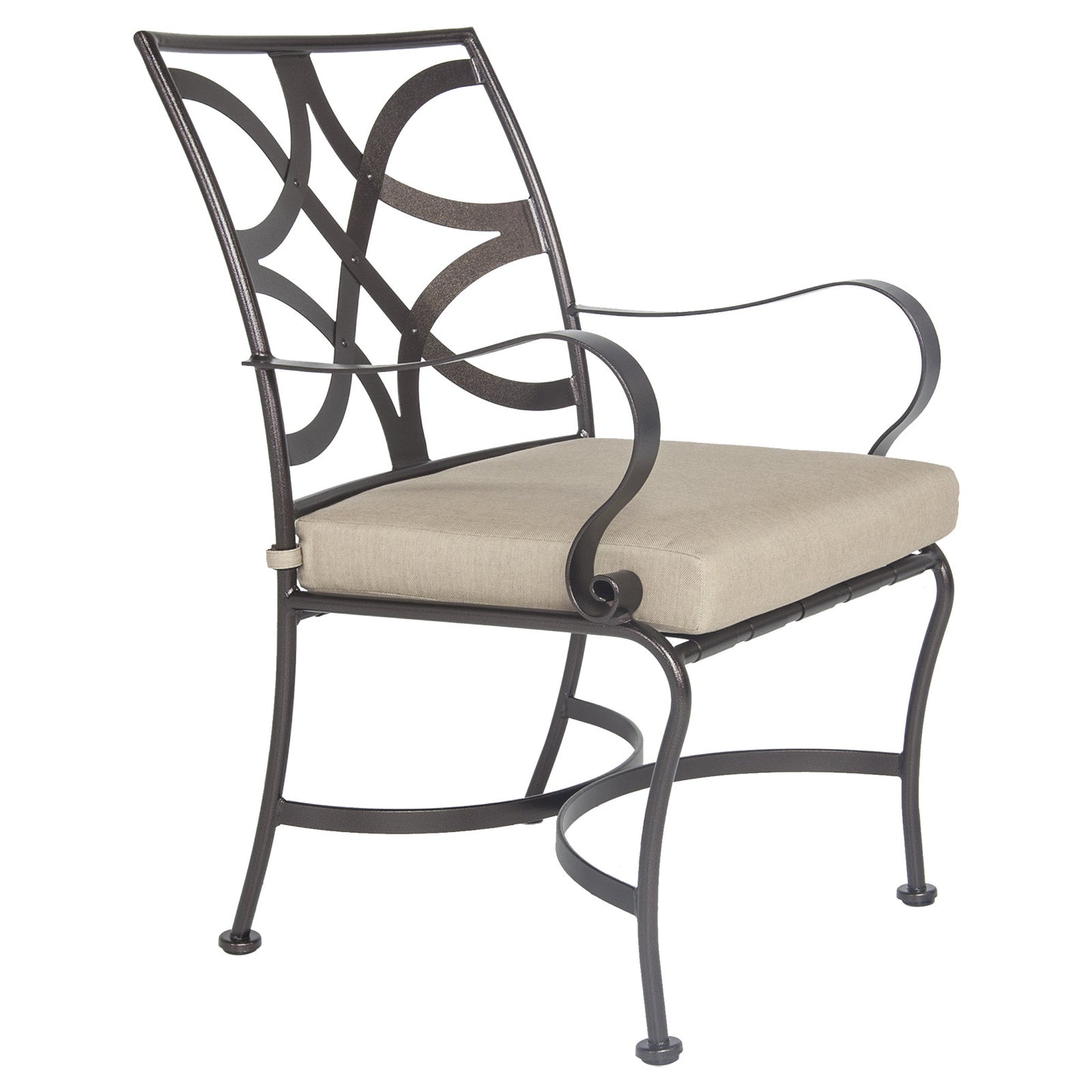 O.W. Lee's Marquette Outdoor Patio Dining Arm Chair is available at Jacobs Custom Living.