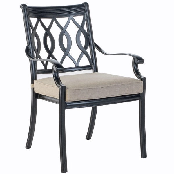 Patio Dining Arm Chair - Alfresco Home Endeavor Stackable Dining Arm Chair