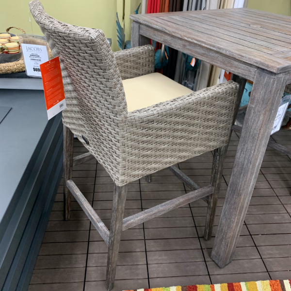 Alfresco Home Cornwall Bar Chair at Jacobs Custom Living Spokane Valley WA, 99037