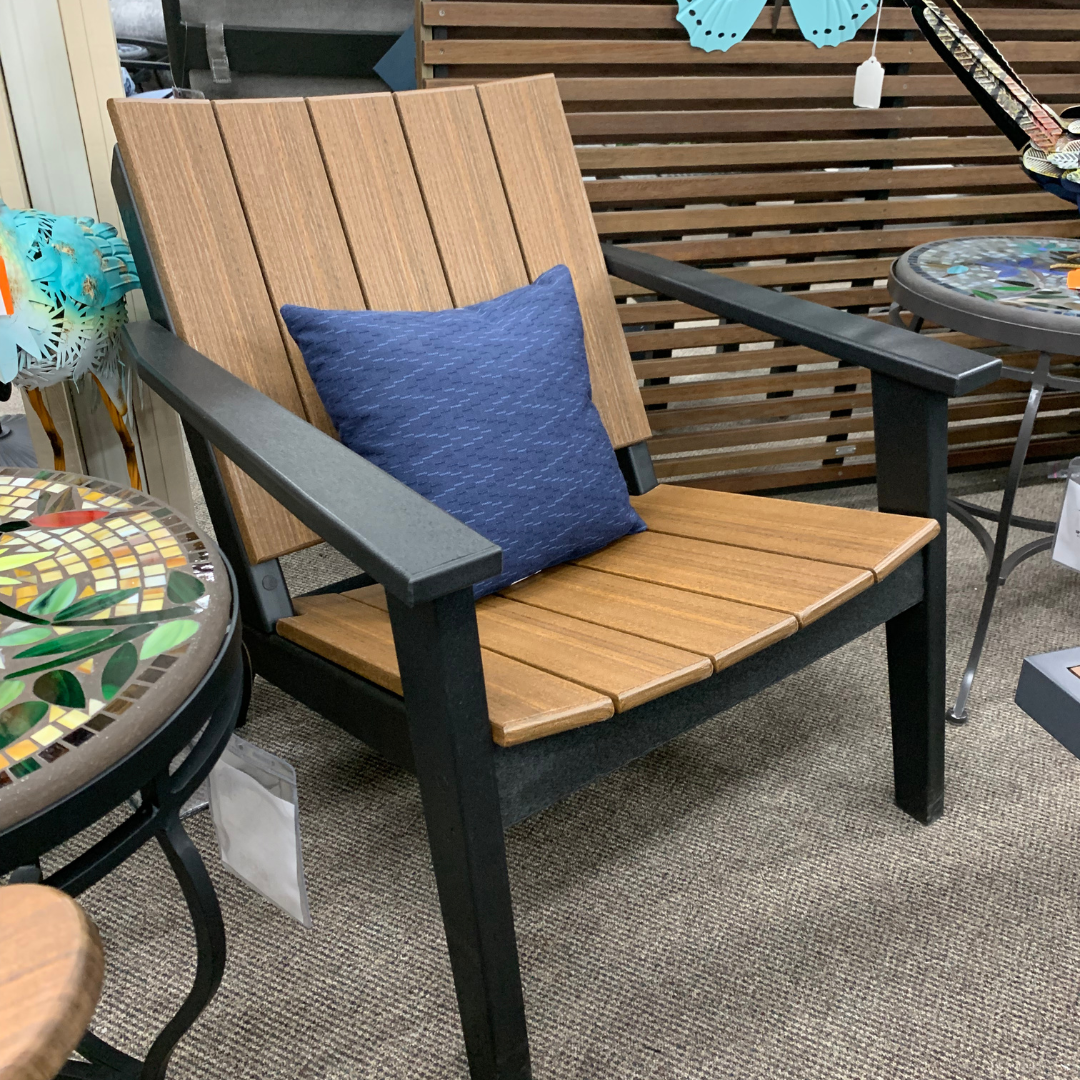 Shop Local Spokane Valley, WA for the best Outdoor Patio Mad Adirondack Chair  from Seaside Casual available at Jacobs Custom Living in Spokane Valley, WA 