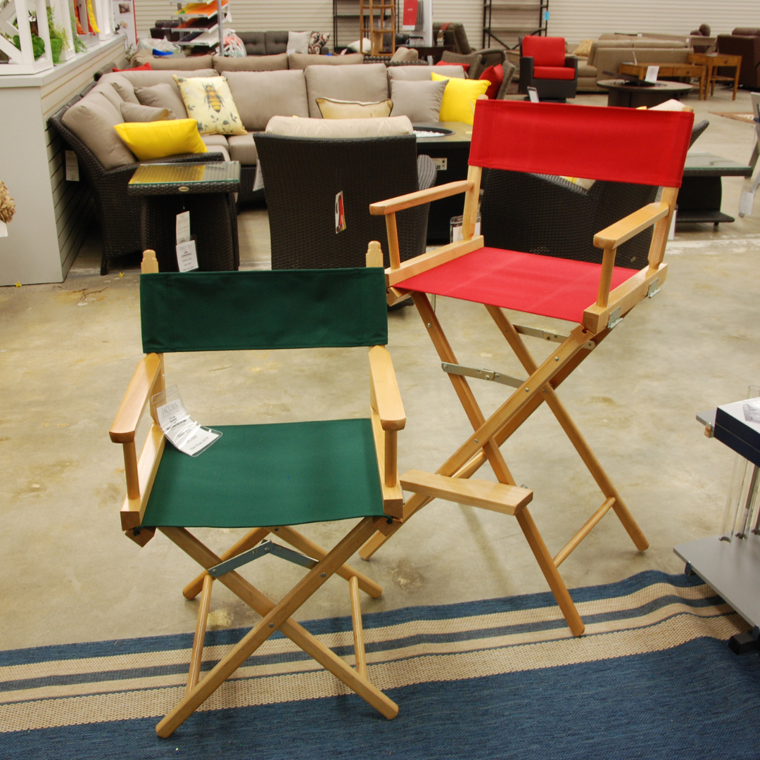 Telescope Director Chair and Bar Chair | Jacobs Custom Living