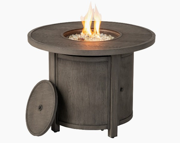 Alfresco Home Spirit 34" Round Gas Chat Fire Pit at Jacobs Custom Living Spokane Valley WA, 99037