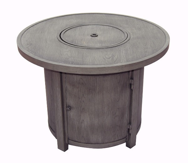 Alfresco Home Spirit 34" Round Gas Chat Fire Pit at Jacobs Custom Living Spokane Valley WA, 99037