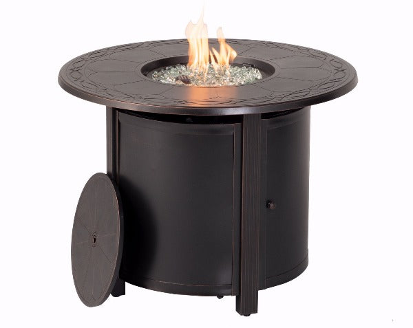 Alfresco Home Alfresco Home Hartwick 34" Round Gas Chat Fire Pit at Jacobs Custom Living Spokane Valley WA, 99037