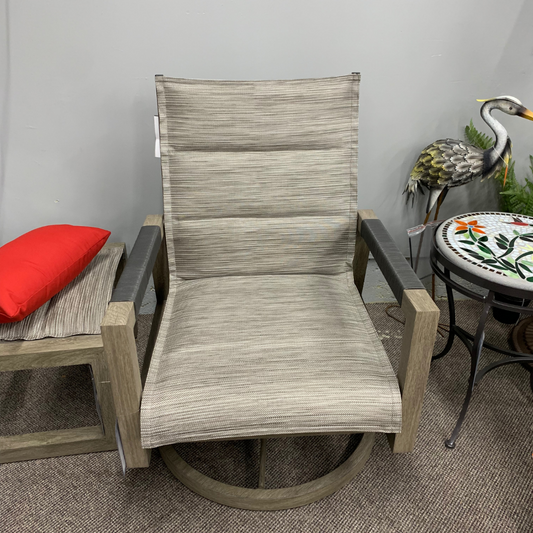 Patio Renaissance Delano Padded Sling Swivel Rocker | Jacobs Custom Living