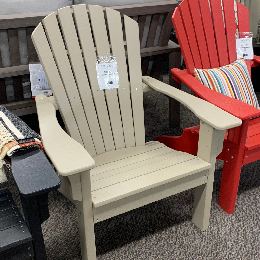 Seaside Casual Adirondack Shellback Chair | Jacobs Custom Living