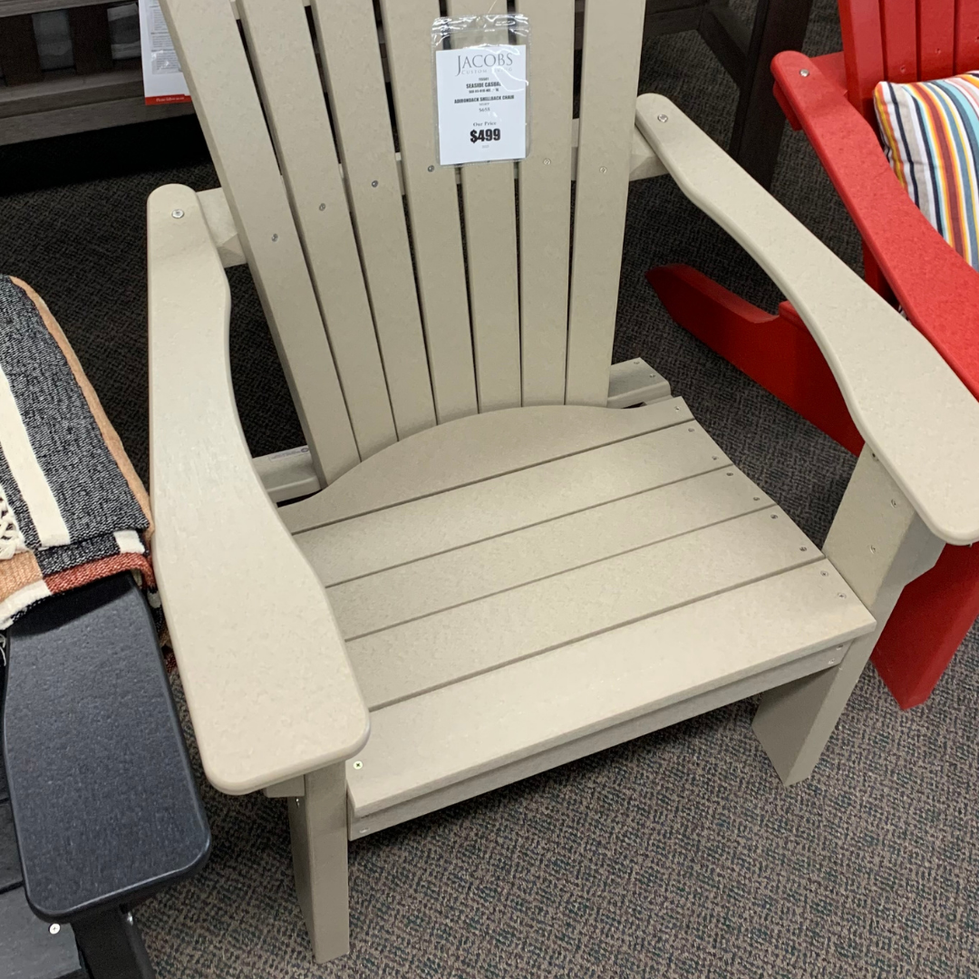 Seaside Casual Adirondack Shellback Chair | Jacobs Custom Living