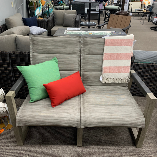 Patio Renaissance Delano Padded Sling Loveseat | Jacobs Custom Living