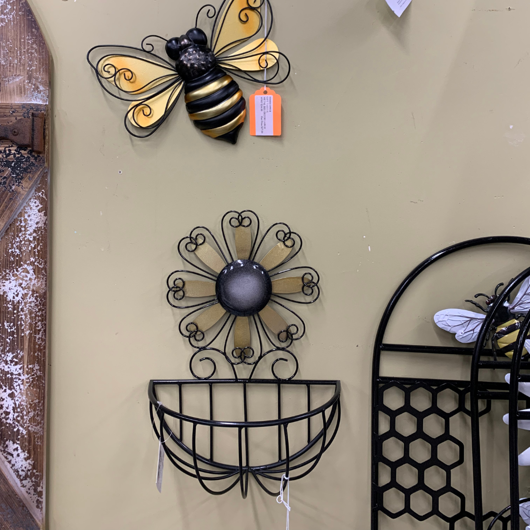 Flower Outdoor Metal Wall Planter is available at Jacobs Custom Living in Spokane Valley, WA.