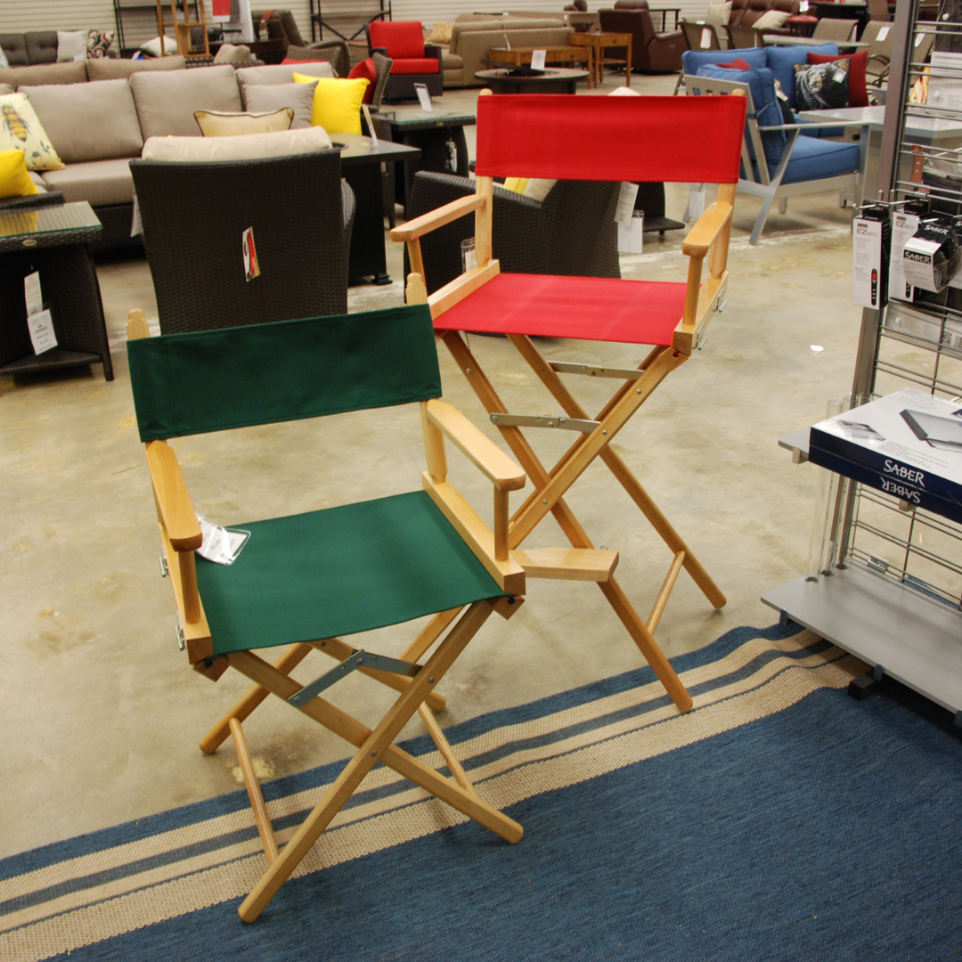 Telescope Director Chair and Bar Chair | Jacobs Custom Living