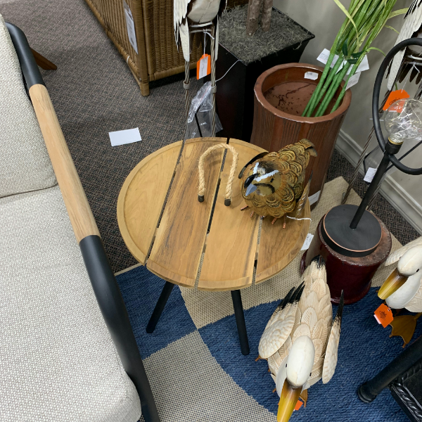 Alfresco Home Elle Belt Teak Top Coffee Tables (set of 2) at Jacobs Custom Living Spokane Valley WA, 99037