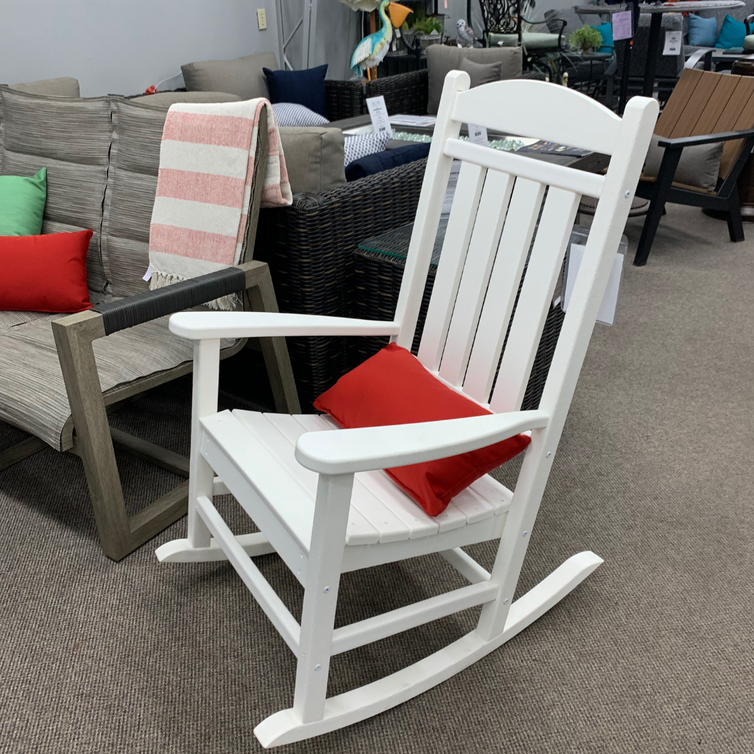 Polywood Presidential Rocker White | Jacobs Custom Living