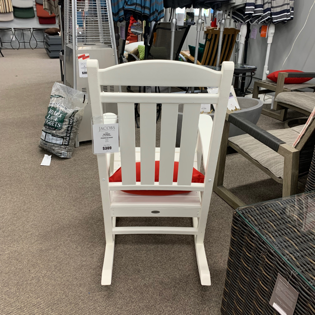 Polywood Presidential Rocker White | Jacobs Custom Living