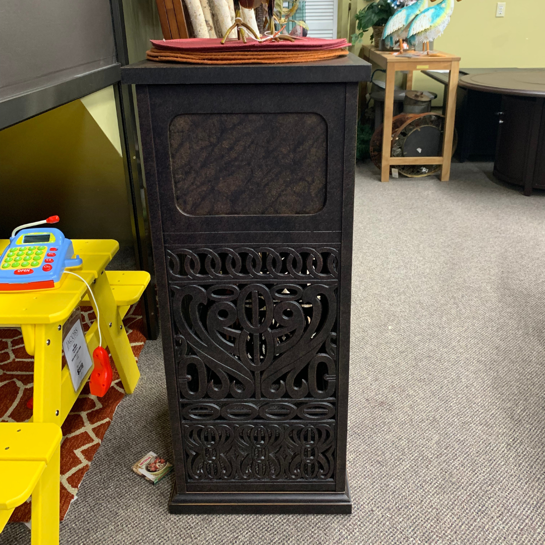 Hanamint Tuscany Trash Receptacle is available in our Jacobs Custom Living Spokane Valley Showroom.