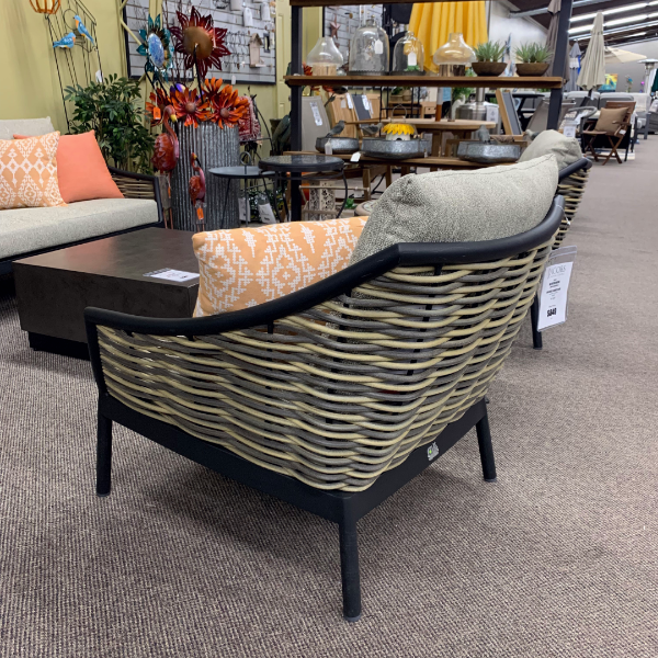 Alfresco Home Milou Wicker Deep Seating Lounge Chair at Jacobs Custom Living Spokane Valley WA, 99037