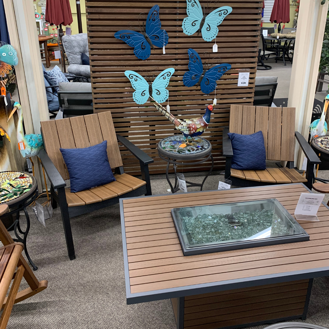 Shop Local Spokane Valley, WA for the best Outdoor Patio Mad Adirondack Chair  from Seaside Casual available at Jacobs Custom Living in Spokane Valley, WA 