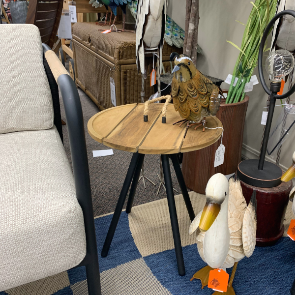 Alfresco Home Elle Belt Teak Top Coffee Tables (set of 2) at Jacobs Custom Living Spokane Valley WA, 99037