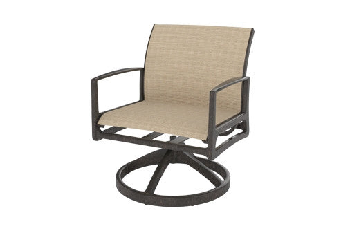 Phoenix Outdoor Patio Sling Swivel Rocking Lounge Chair