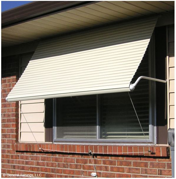 5500 Series Roll-Up Window Awning is available at Jacobs Custom Living our Jacobs Custom Living Spokane Valley showroom.
