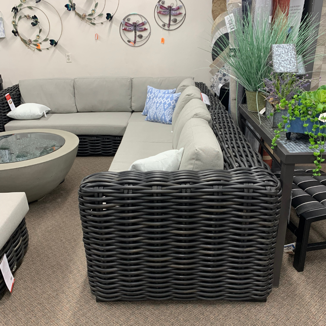 Alfresco Home Elements Sectional, Lounge Chair, & Ottoman at Jacobs Custom Living Spokane Valley WA, 99037