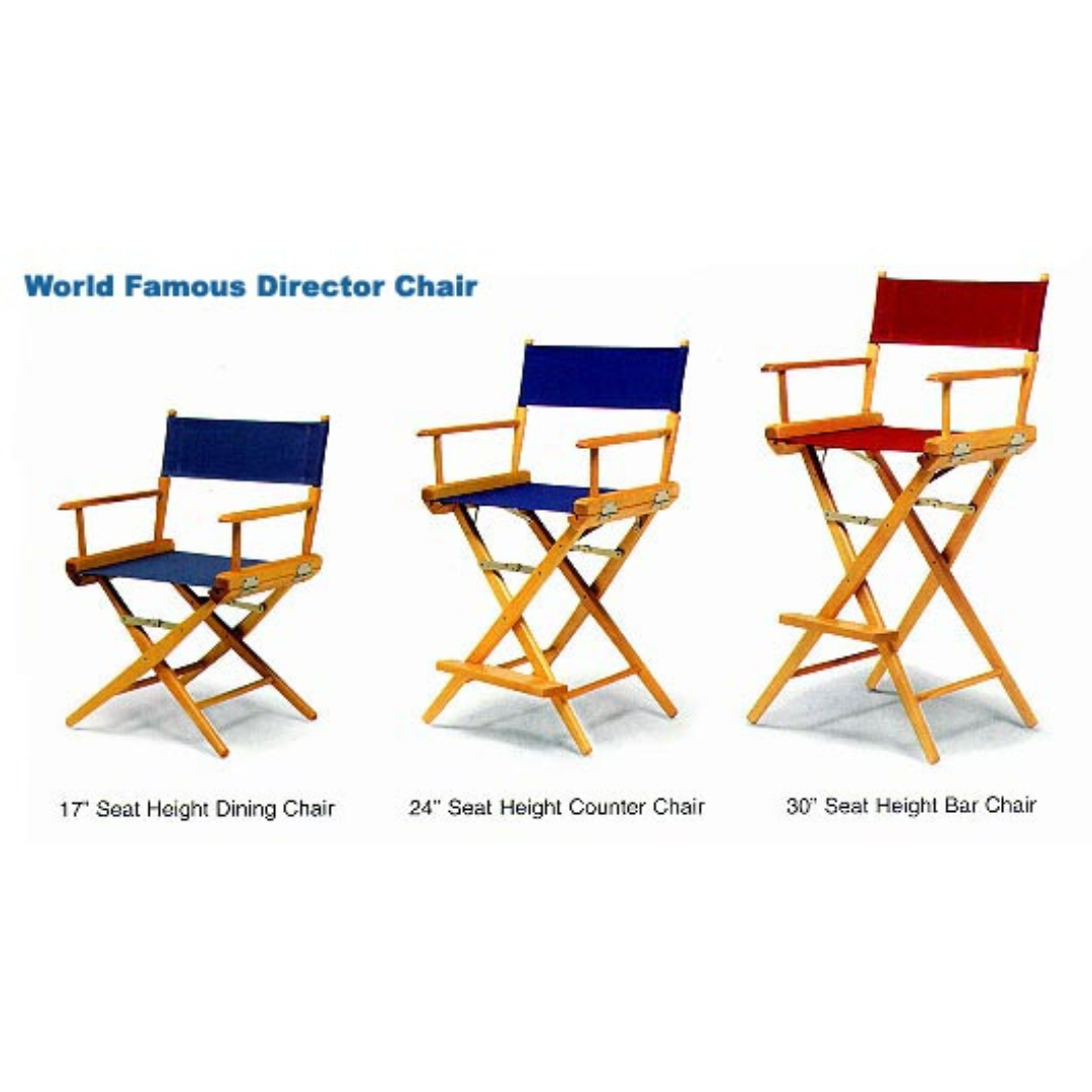 Telescope Director Chair and Bar Chair | Jacobs Custom Living