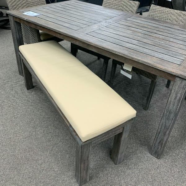 Alfresco Home Malvern 50" Wood Dining Bench at Jacobs Custom Living Spokane Valley WA, 99037