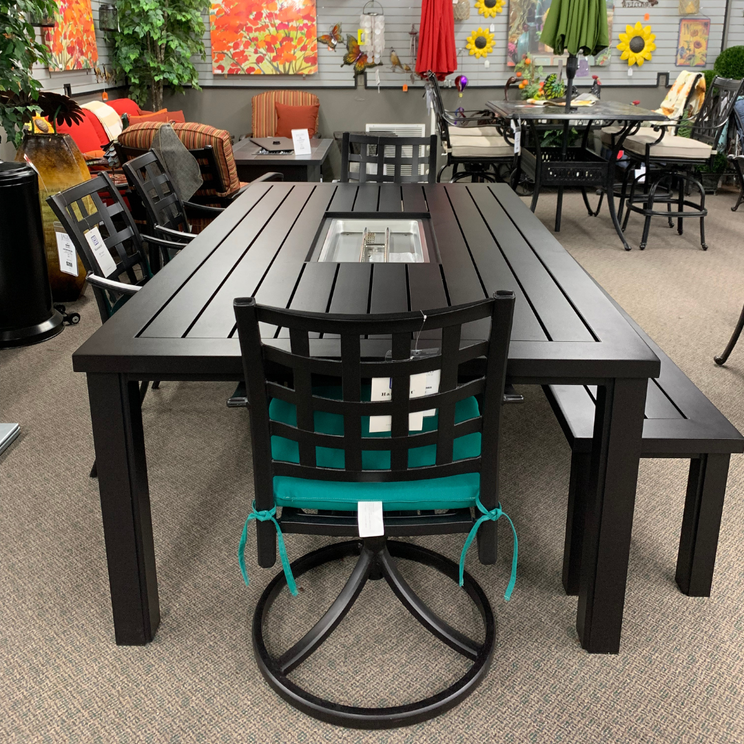 Best fire tables 2023 - Hanamint Mayfair 48" Round Chat Fire Table is available in our Jacobs Custom Living Spokane Valley Showroom.