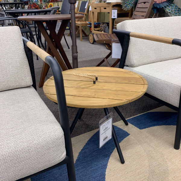 Alfresco Home Elle Belt Teak Top Coffee Tables (set of 2) at Jacobs Custom Living Spokane Valley WA, 99037