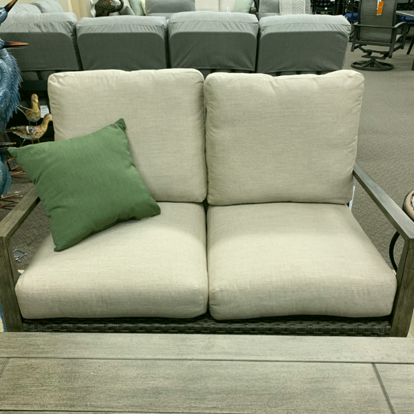 Alfresco Home Cedarbrook Deep Seating Loveseat at Jacobs Custom Living Spokane Valley WA, 99037