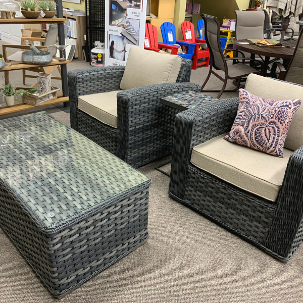 Alfresco Home Luna Wicker Sofa Set at Jacobs Custom Living Spokane Valley WA, 99037