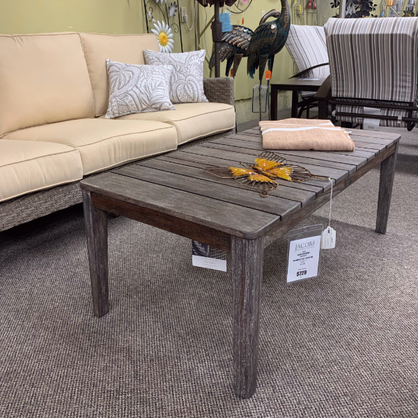 Alfresco Home Malvern 47" Rectangular Coffee Table at Jacobs Custom Living Spokane Valley WA