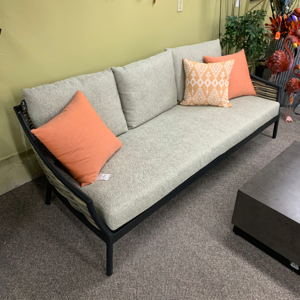 Alfresco Home Milou Wicker Deep Seating Sofa at Jacobs Custom Living Spokane Valley WA, 99037