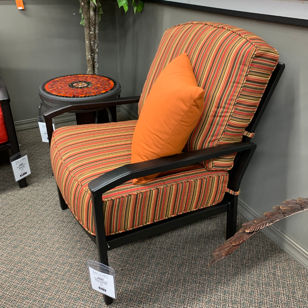 Hanamint Westfield Club Chair is available at Jacobs Custom Living in Spokane Valley, WA