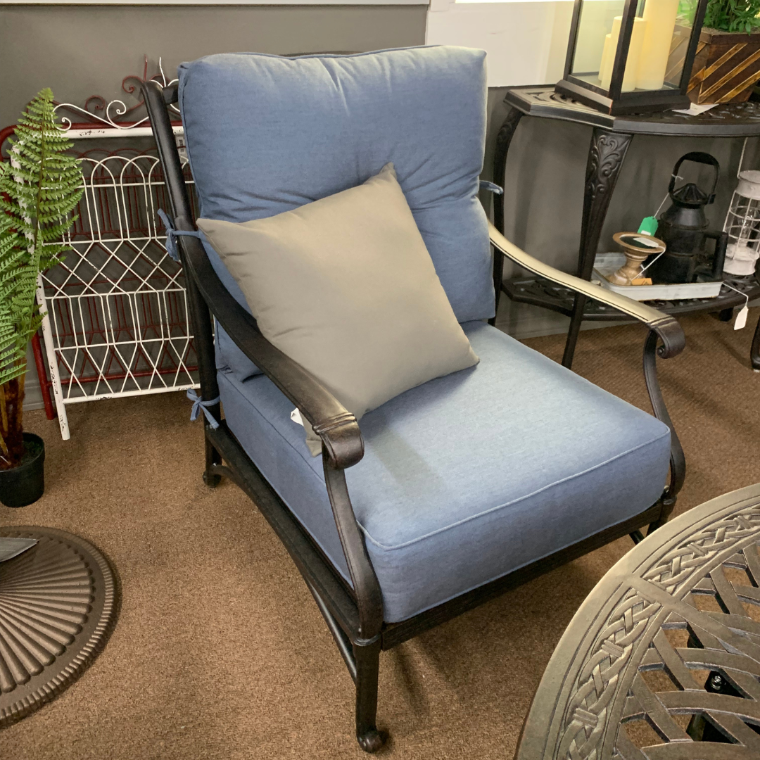 Hanamint Mayfair Outdoor Patio Estate Club Chair is available at Jacobs Custom Living in Spokane Valley, WA