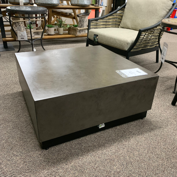 Alfresco Home Crete 30" Square LWC/Aluminum Coffee Table at Jacobs Custom Living Spokane Valley WA, 99037