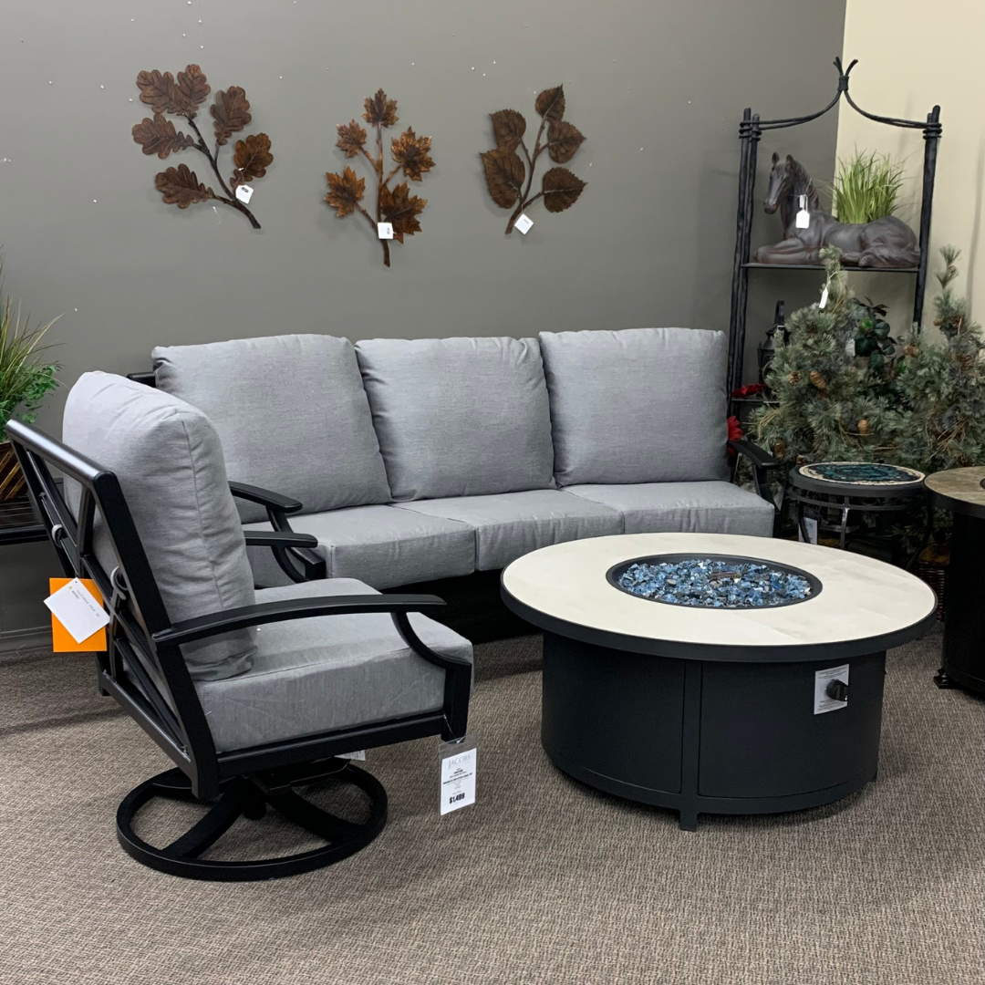 Tropitone Marconi Cushion Swivel Action Lounge -OBS | Jacobs Custom Living