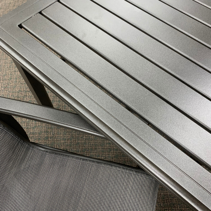 Tropitone Muirlands High Back Swivel Rocker Dining Chair is available at Jacobs Custom Living in Spokane Valley, WA.